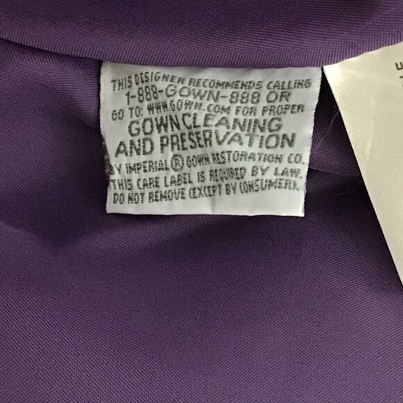 DaVinci Amethyst Plum Halter Neck Sleeveless Molded Cup Formal Cocktail Dress 12 - Picture 12 of 14